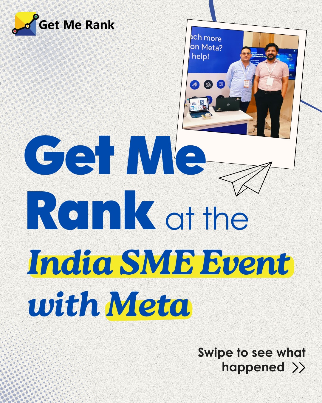 GetMeRank at the India SME Event with Meta